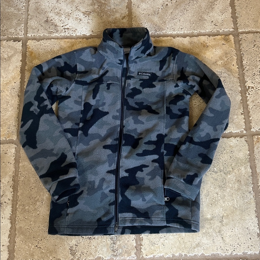 Columbia Blue and Gray Camo Jacket